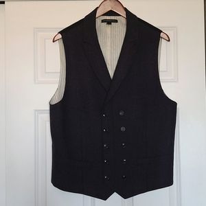 John Varvatos Star double breasted wool vest